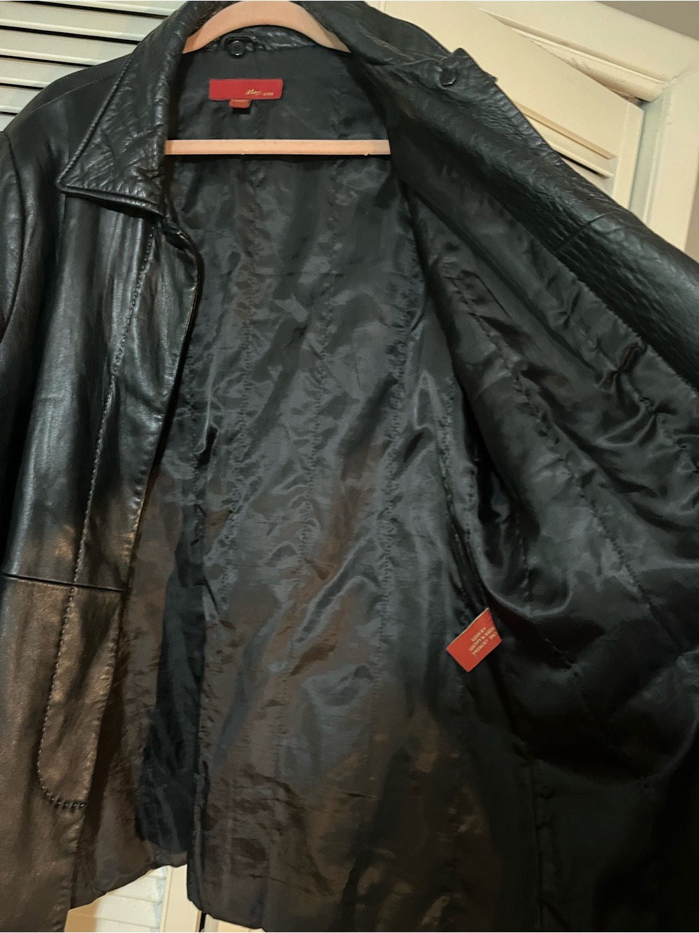 Vintage Max USA Genuine Leather Jacket Women’s XL - Picture 12 of 13